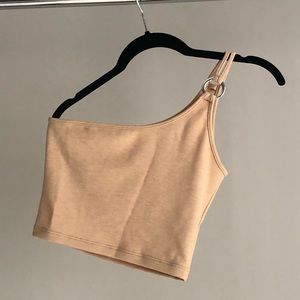 Tan Crop Top (Argentinian Boutique)